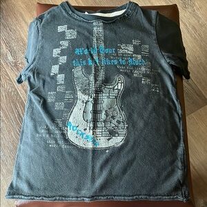 Amy Coe Graphic Guitar T-Shirt - Black 36M